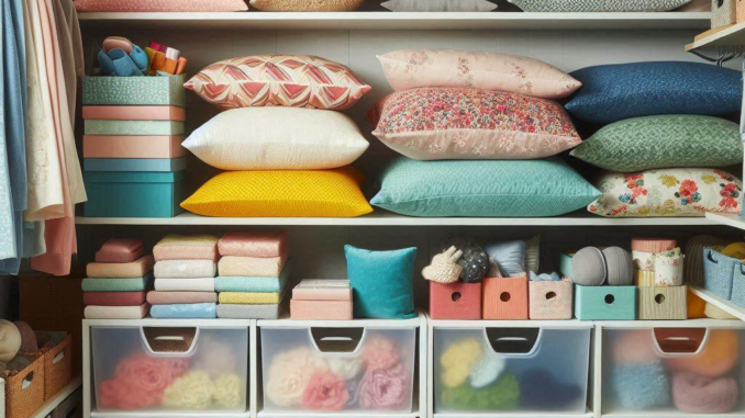 How to Store Throw Pillows 2 - bedcomfort.pro